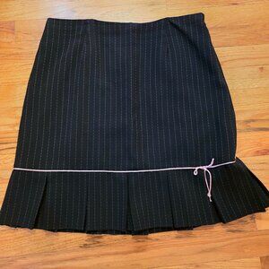 Drama Black / Pink Pinstripe & Ruffle Bottom 12